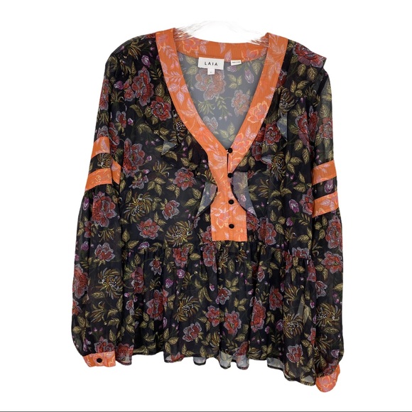 NWOT Anthropologie Boho LAIA Francesca tunic Sz M - Picture 2 of 10